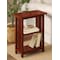 Alaterre Furniture Mission 2 Shelf End Table, Cherry AMIA0260 - alternate 5